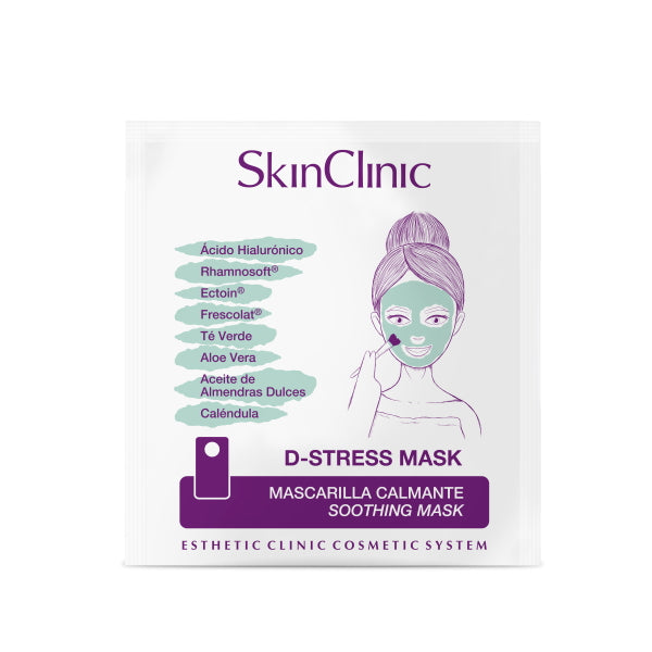 D-Stress Mask, 5 ml sachet, SkinClinic, Regenerende creme maske