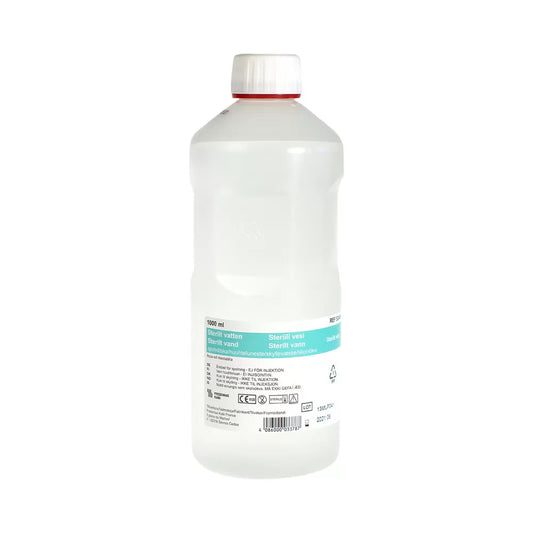 Sterilt vand, Skyllevæske, 1000 ml