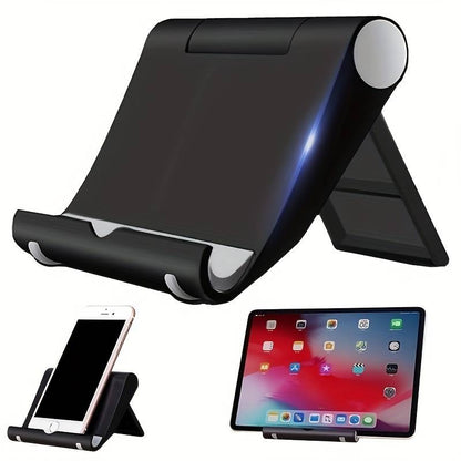 Tablet og mobilholder, sort