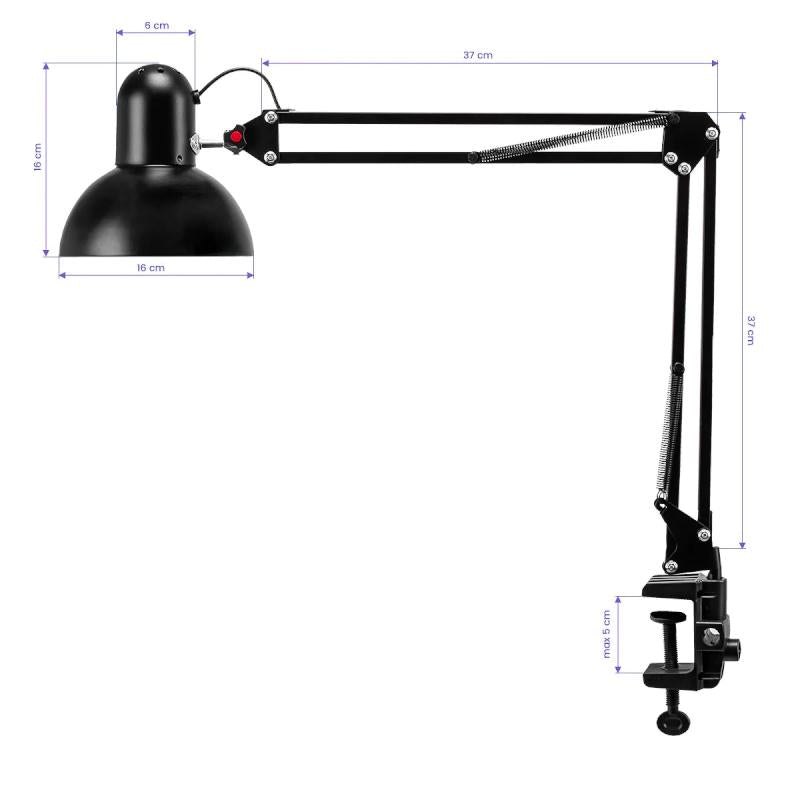 Classic Skrivebordslampe, sort