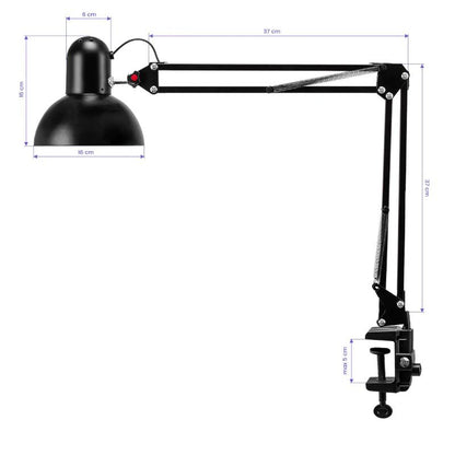 Classic Skrivebordslampe, sort
