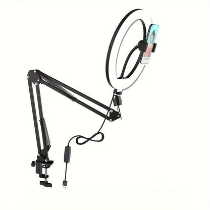 LED Ringlampe til montering på bord