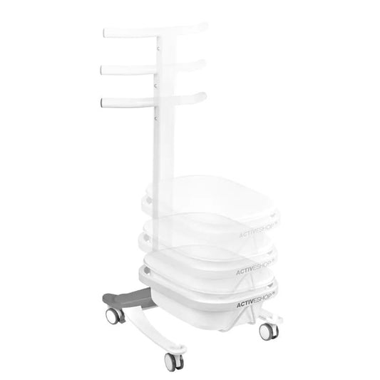 Fodbad på hjul med højdejustering, Fodspa trolley
